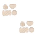 thumbnail image 3 of Vogacara 1 juego de herramientas de limpieza Esponjas de limpieza convenientes Fácil de usar Esponja de belleza útil para el desmaquillador de Blanco 2piezas, 3 of 6
