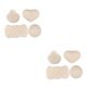 thumbnail image 3 of Vogacara 1 juego de herramientas de limpieza Esponjas de limpieza convenientes Fácil de usar Esponja de belleza útil para el desmaquillador de Blanco 2piezas, 3 of 6