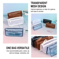 thumbnail image 5 of Makeup Bag, Clear Cosmetic Pouch, Travel Organizer with Durable Mesh, Zippered Storage Pouch for Accessories, 5 of 7