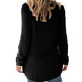 thumbnail image 3 of FASHIONWT Women Casual Candy Color Long Sleeve Round Neck Pullover Jumper Sweater, 3 of 3