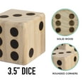 thumbnail image 3 of Franklin Sports Jumbo Wood Dice Set of 6 - 3.5" X 3.5", 3 of 8