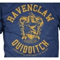 thumbnail image 6 of Harry Potter Ravenclaw House Crest Quidditch Men's Navy Graphic Tee Shirt- 3XL, 6 of 7