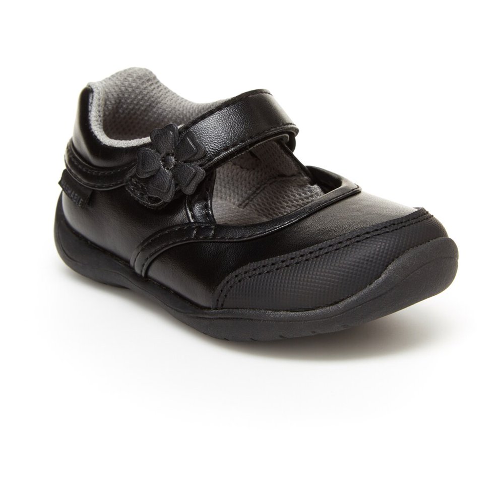 stride rite black shoes