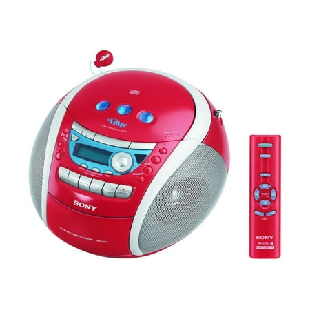 Sony PSYC CFD-CFD-E95RED - Boombox - 4.6 Watt - pulse red