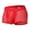 A-Red, variant on Turilly Mens Underwear Ice Silk Comfy Underwear Boxer Briefs Printed Transparent Lace Breathable Underwear