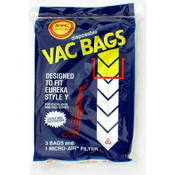 Eureka "B" Vacuum Bags - Generic - 3 bags