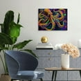 thumbnail image 3 of ONETECH  Octopus Animal Tentacles Sea Ocean Canvas Art Print Stretched Framed Painting Picture Poster Giclee Wall Decor 16x12inch, 3 of 6
