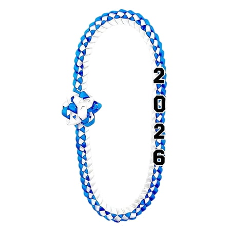 2026 Graduation Rope Leis Double Woven 4 Inch Class Of 2027 Grad Celebration Garland Decoration with Colorful Design for School College Master Doctor Graduation Party