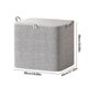 thumbnail image 1 of Bolsa de almacenamiento con cremallera MuYan de 110 l para edredones, almohadas, colchas, ropa de cama, ropa y mantas, con ventana transparente grande y asas de transporte, ahorra espacio., 1 of 2