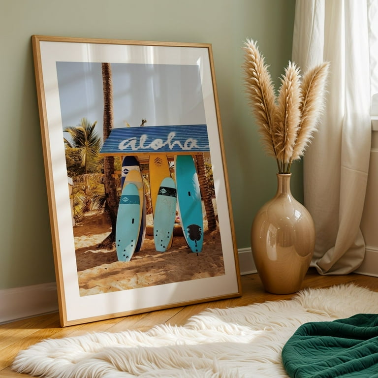 Aloha - Isabela Puerto Rico Photography Surfboard Beach Tropical