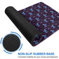 thumbnail image 6 of Long Mouse Pads for Desk,Dark Purple Cartoon Unicorn Pattern Desk Mats on Top Of Desks, Desk Mouse Pad Extra Large with 3mm Non-Slip Base and Stitched Edge for Gaming,Office,Work,Home 35.4"x15.7", 6 of 6