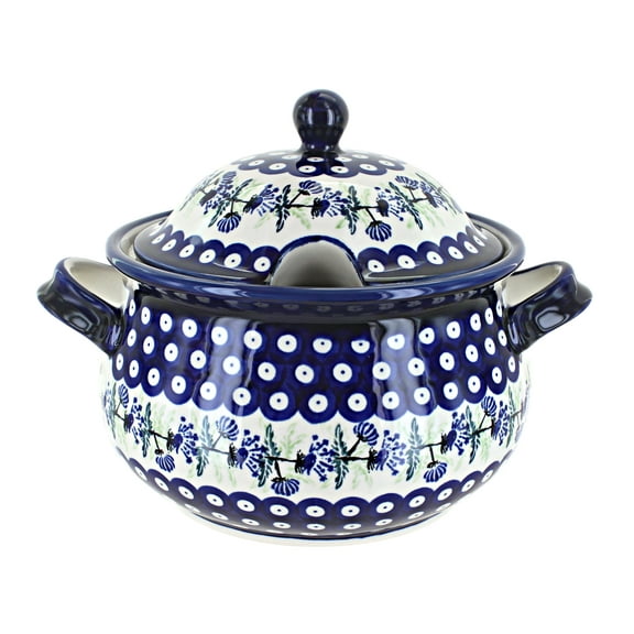 Blue Rose Polish Pottery Sweet Annie Soup Tureen