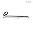 thumbnail image 3 of French Amie Cle Handmade Black Cellulose Chignon Bun Hair Pin Stick 6 Inches, 3 of 8