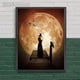 thumbnail image 3 of Pintura en lienzo de arte de pared de bruja gótica, diosa de la luna nueva y luna llena, hechizos de Luna y astrología, brujería, póster e impresión de decoración, 3 of 4