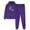 Purple, variant on JURANMO Women's Two Piece Set Drawstring Hoodie Sweatsuit Love Heart Printed Sweatshirts Comfy Elastic Waist Sweatpants Two Piece Matching Sets Tracksuit Flash Deals of The Day Pink M
