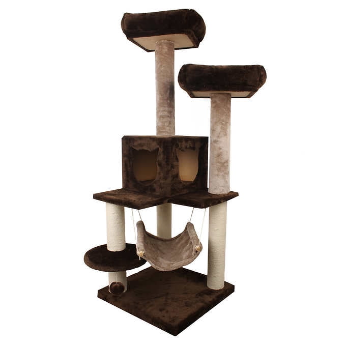 Prevue Pet Kitty Power Paws Party Tower Brown Walmart