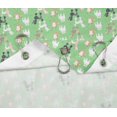 thumbnail image 4 of S4Sassy Green Bull & Poodle Dog Decorative Waterproof Printed Shower Curtain Roller Hooks Drapes-60 x 70 Inch, 4 of 6