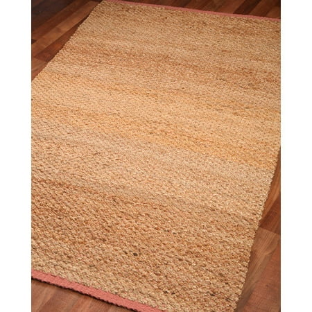 NaturalAreaRugs Arizona Collection Jute Area Rug, Handmade, 100% Jute, Anti-Static, Durable, Elegant, Soft, Stain Resistant, Eco/Environment-Friendly, (6 Feet x 9 Feet) Beige Color