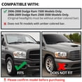 thumbnail image 3 of Spec-D Tuning Black Projector Headlights w/ Switchback LED Light Bar Compatible with 2006-2008 Dodge Ram 1500, 2500, 3500, Left + Right Pair Headlamps Assembly, 3 of 6