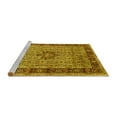 thumbnail image 2 of Ahgly Company Machine Washable Indoor Rectangle Persian Yellow Traditional Area Rugs, 2' x 5', 2 of 4