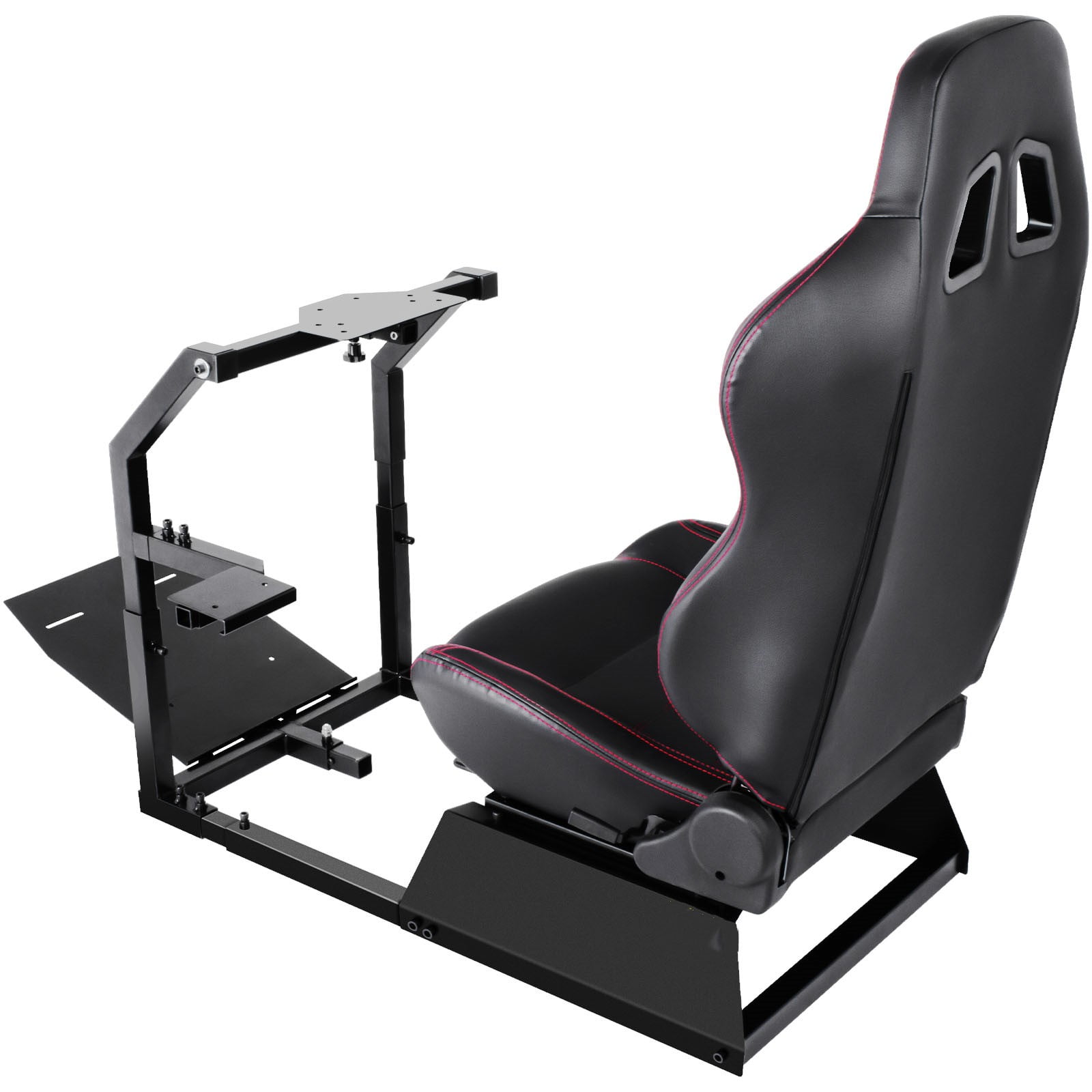 SEEUTEK Luyster Race Simulator Cockpit for Logitech G25, G27, G29 Height  Adjust Race Wheel Stand, Wheel and Pedals Not Included BZ-1022-84 - The  Home Depot