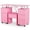 Pink, variant on Ktaxon Nail Desk and Chair Set, Manicure Table Storage Station with 4 Drawers, Lockable Wheels, White