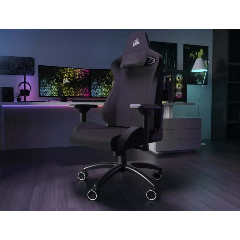 Chair CF9010049WW TC200 Soft Black/Black Gaming Fabric Corsair