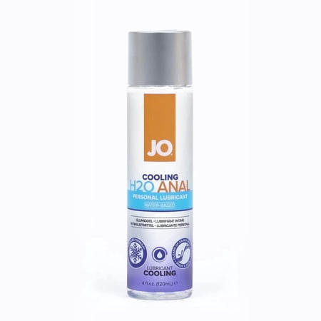 System JO H2O Anal Cooling Water Based Liquid Personal Lubricant Gel , 4 oz