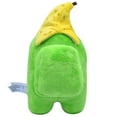 thumbnail image 3 of Among Us 6" Plush - Green with Banana, 3 of 4