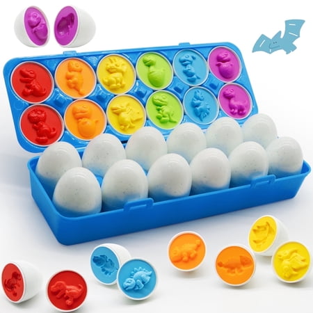 MOONTOY Easter Matching Eggs  Dinosaur Color Sorter Puzzle  Easter Basket Stuffers for Toddler 16+ Month  Easter Travel Game  Montessori Easter Gift  Fine Motor Skills Toys for for Kid Baby Boy Girl price history on PriceWatchPro