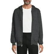 Athletic Works Men's Fleece Full Zip Hoodie Jacket, Sizes S-3XL