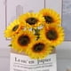 thumbnail image 4 of Ramo de girasoles artificiales, decoración de primavera de boda de flores silvestres falsas, flores para novia, decoración artística artesanal de jardín DIY, 4 of 6