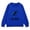 Blue, variant on Coerni Crewneck Preppy Sweatshirts for Girls Graphic Print Personalization Long Sleeve Pullovers Back to School Casual Clothes