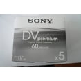 thumbnail image 1 of Mini cinta DV Sony DVM60PR4 Premium de 60 minutos (paquete de 5), 1 of 1