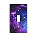 thumbnail image 3 of 1-Gang Toggle Light Switch Plate Purple Blue Nebula Galaxy Space 1 Gang Toggle Wall Switch Plate Covers Decorative, 3 of 4