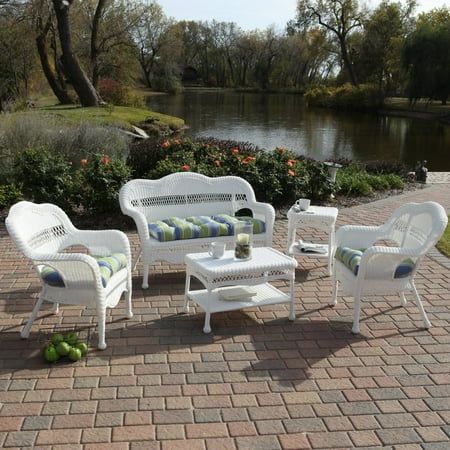 Sahara All-Weather Wicker Patio Set - Seats 4