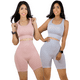 thumbnail image 1 of Set De 2 Conjunto Deportiva Mujer Short Y Blusa Stretch Fit Push Up UNITALLA, 1 of 5
