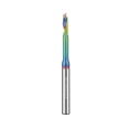thumbnail image 2 of Punching Step Drill 1pc Single Flute Solid Tungsten Carbide Alloy End Mill, DLC Coating Milling Cutter For Aluminium, 2 of 8