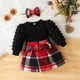 thumbnail image 4 of Vestido Noubeau a cuadros rojos para niña de 0 a 3 meses, 4 of 7