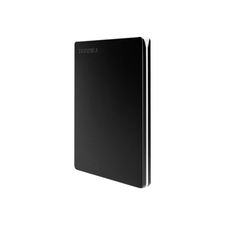 External Hard Canvio 2TB Black, Slim HDTD320XK3EA Toshiba Portable USB 3.0 Drive,