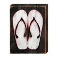 thumbnail image 1 of Flip-Flops Art on Board Wall Decor, 1 of 1