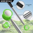 thumbnail image 2 of Golf Ball Retriever Telescopic Pick up Scoop Ball Retriever 9.5 12 15 FT, Golf Ball Retriever Picker Stainless Steel Shaft Retracted Length with Locking Scoop Gift Box, 2 of 13