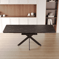 thumbnail image 2 of Sumdeal 62"-78" Modern Mid-Century Dining Table,Black, 2 of 5