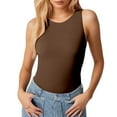 thumbnail image 6 of Shaping Underwear Women's Shapewear Bodysuit Seamless Full Body for Everyday Wear with Snap Closure Comfortable Stretch Body-shaping Corset(Color:Coffee,Size:XL), 6 of 8