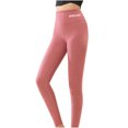 thumbnail image 3 of pstuiky Womens Casual Pants, Solid Color Slim Long High Waisted Pants Summer Workout Pants Holiday Gifts Red XL, 3 of 4