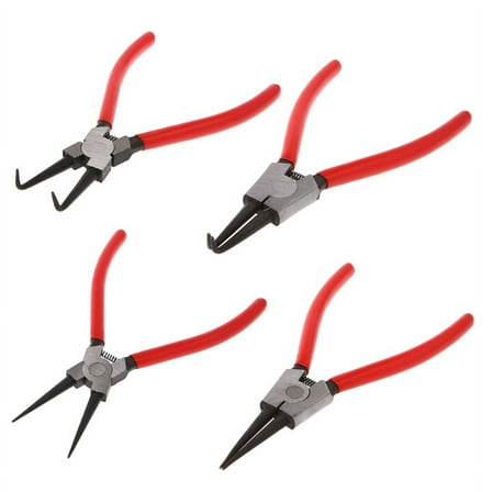 4PC 180MM Snap Ring Pliers Set Circlip Pliers Kit