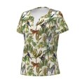 thumbnail image 2 of Naloa Jungle Animals Print T-Shirts Short Sleeve V Neck Tees for Women Fashion Tops Trendy Lightweight Soft Casual Summer Outfits Clothes, 2 of 5