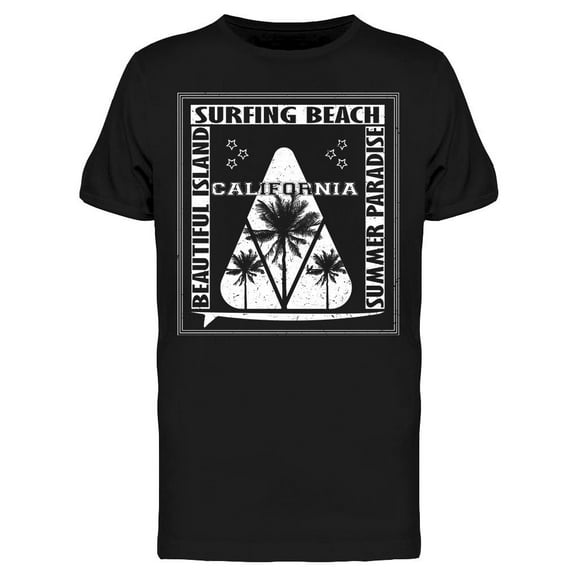 Surfing Beach Adventure T-Shirt Men -Image by Shutterstock, Male x-Large