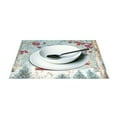 thumbnail image 3 of Ryvnso Placemats Set of 4 Cardinal Bird Christmas Dining Mats Heat-Resistant Non-Slip Washable Table Mat, 3 of 8
