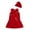 Red, variant on Gaexia Kids Christmas Outfits,Child Xmas Girls Sleeveless Prints Dresses Party Dance Kids Christmas Dress,Red,4-5 Years